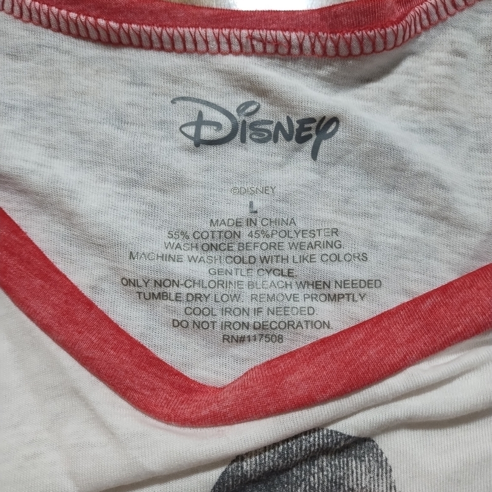 Disney Red and White Graphic Tee - Picture 3 of 4